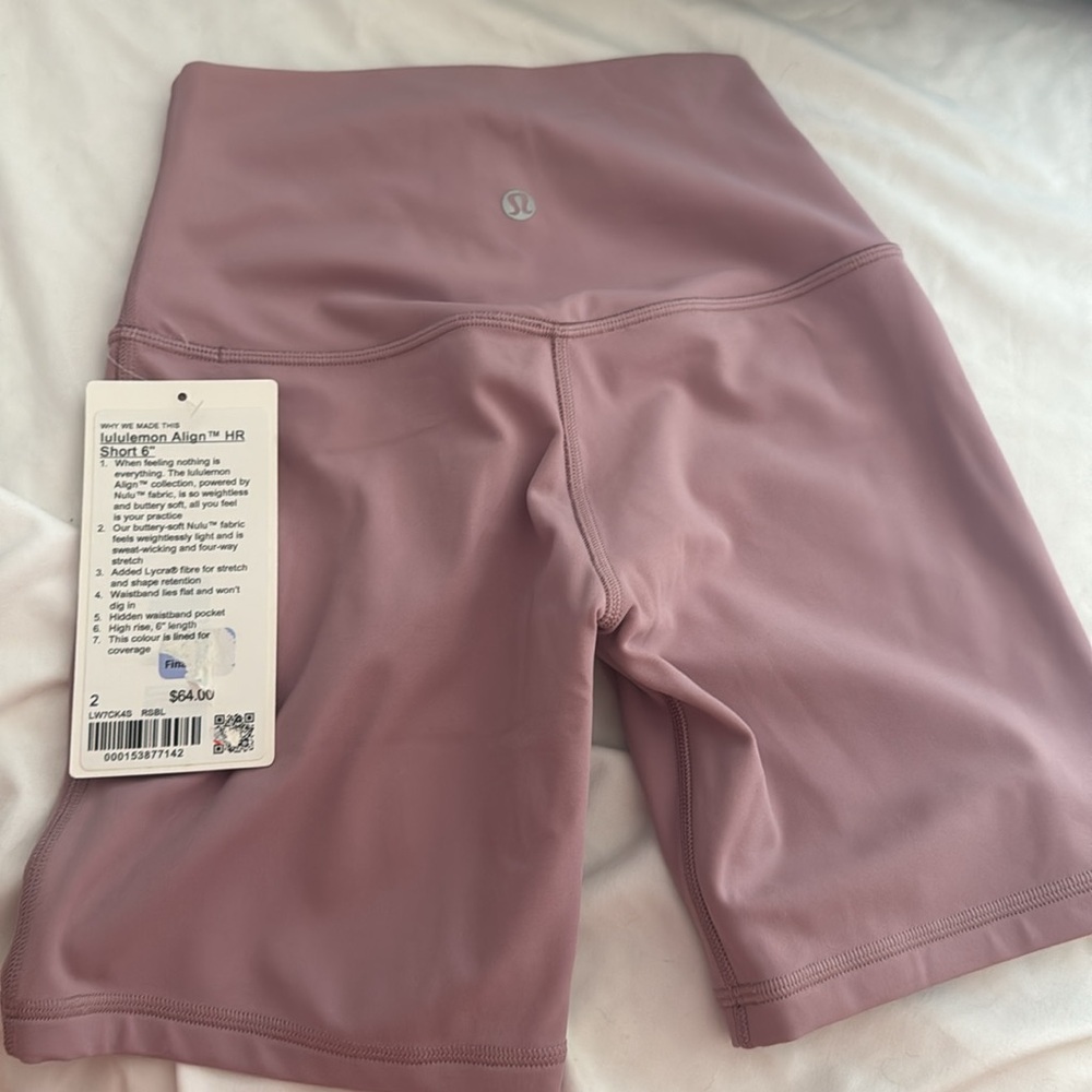 NWT Lululemon Align High Rise Short - Picture 5 of 6